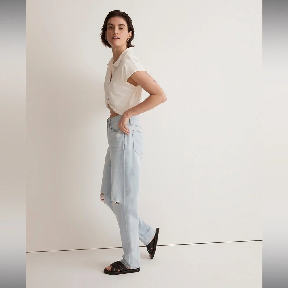 NWT Madewell The Slouchy Boyjean - Picture 3 of 14